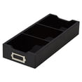 thumbnail image 3 of JackCubeDesign Carbon Fiber Business Card Organizer Coupon Holder Name Card Organizer Name Card Holder With Removable Divider For Desk(4.29 x 1.76 x 9.75 inches)-MK171A, 3 of 4
