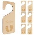 thumbnail image 2 of Ghojet 7Pcs Baby Closet Dividers Wooden Nursery Closet Size Dividers Double-Sided Baby Clothing Dividers from Newborn to 24 Month Cute Baby Clothes Organizer Dividers for New Born Baby Shower Infant, 2 of 10