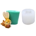 thumbnail image 6 of Milue 3D Easter Rabbit Bunny Silicone Mold Clay Soap Epoxy Mould Cake Chocolate Dessert Fondant Decorating Tools Baking Supplies, 6 of 15