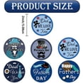 thumbnail image 2 of 180pcs Happy Father's Day Stickers 2 inch Best Dad Labels Dad Father's Day Gift Tags, 2 of 6