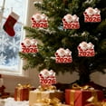 thumbnail image 1 of Adornos Navideos Acrlicos Colgantes Para Rbol, Transparentes, 15 Cm, Con Detalles Brillantes, Para El Hogar, La Oficina Y La Ventana, 12 Unidades, Plateados, UKHBMC, 1 of 9