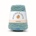 thumbnail image 3 of Peaches & Creme™ Cone #4 Medium Cotton Yarn, Ocean Stripes 14oz/400g, 674 Yards (3 Pack), 3 of 7