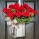 thumbnail image 4 of RKSTN hanging basket Door Hanging Basket Wreath Front Door Beautiful Artificial Spring And Summer Wreath Welcome Sign Home Porch Farm Building Decor, 4 of 6