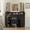 Black, variant on Corner Vanity Desk Set with Tri-Fold Mirror and Lights,with Storage Stool, Makeup Vanities with Drawers &Charging Station, 3 Light Settings,Black Dresser for Girls Bedroom Furniture