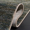 thumbnail image 5 of SAFAVIEH Lasa Laura Solid Polyester Area Rug, Green/Gold, 9' x 12', 5 of 8