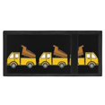 thumbnail image 3 of Psesaysky Yellow Dump Truck Trifold Card Wallet, Lightweight Polyester Kids Wallet for Daily Outdoor and Sports Use, 3 of 5