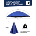 thumbnail image 3 of Sombrero tipo paraguas NOUCCI, ligero, para sol y lluvia, 68,5 cm, 3 of 9