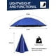 thumbnail image 3 of Sombrero tipo paraguas NOUCCI, ligero, para sol y lluvia, 68,5 cm, 3 of 9