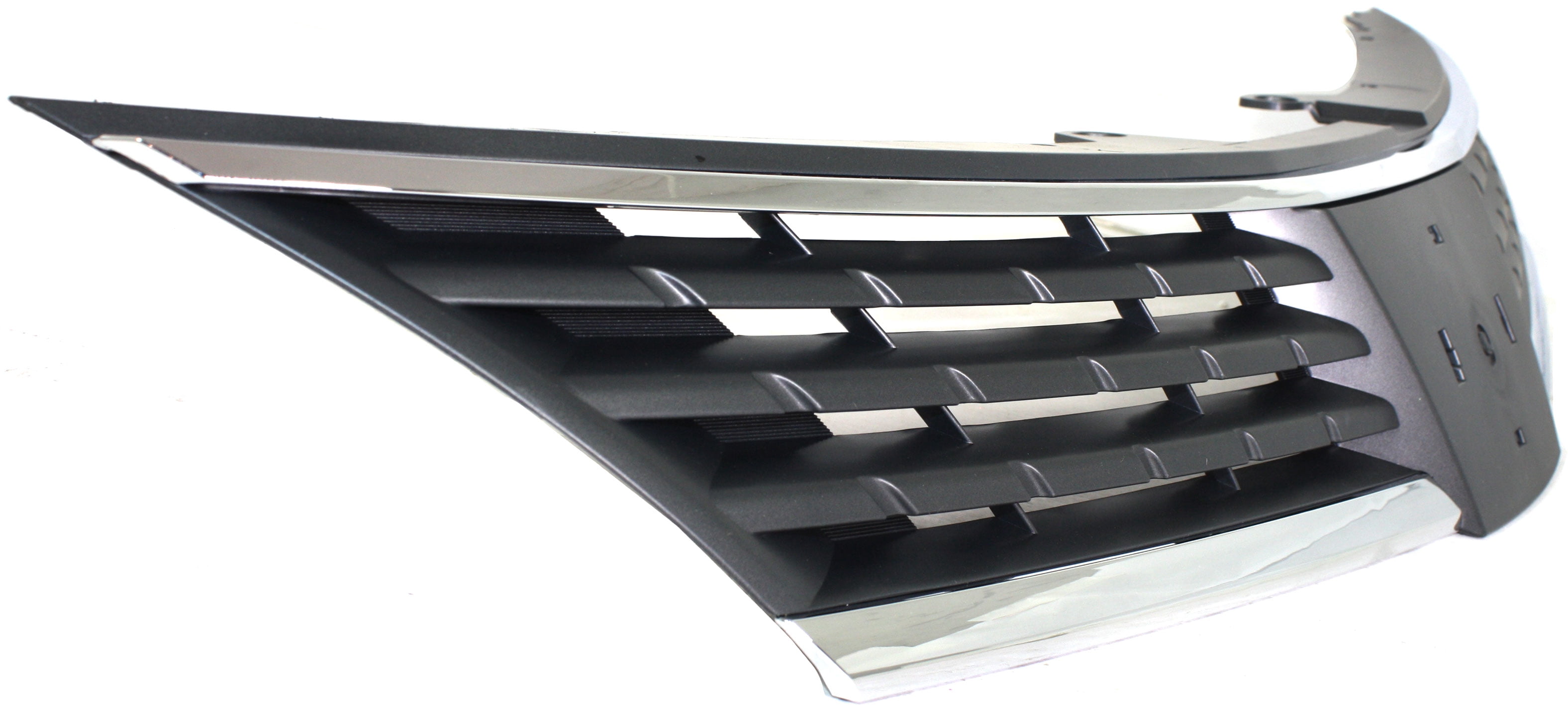 Grille Assembly Compatible With 2007-2009 Nissan Versa Gray Shell and Insert