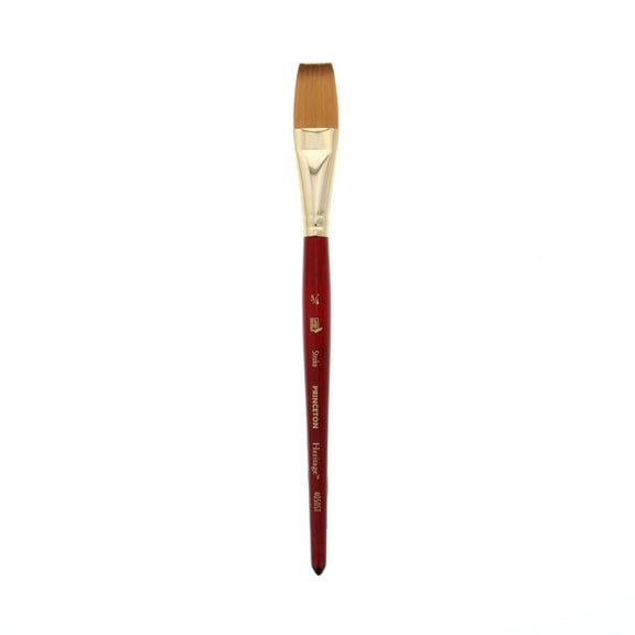 Princeton Brush Heritage Synthetic Sable Watercolor & Acrylic Brush, Stroke 3/4 in