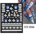 thumbnail image 1 of Rkxzt Clearance Sale Nail Art Sticker Christmas 5D Embossed Stereo Snowflake Adhesive Sticker Nail Art Sticker, 1 of 2