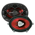 thumbnail image 2 of Boss CH5720 5x7 6x8 2-Way Car Speakers Pack of 3 Red Poly Injection Cone 450W, 2 of 3