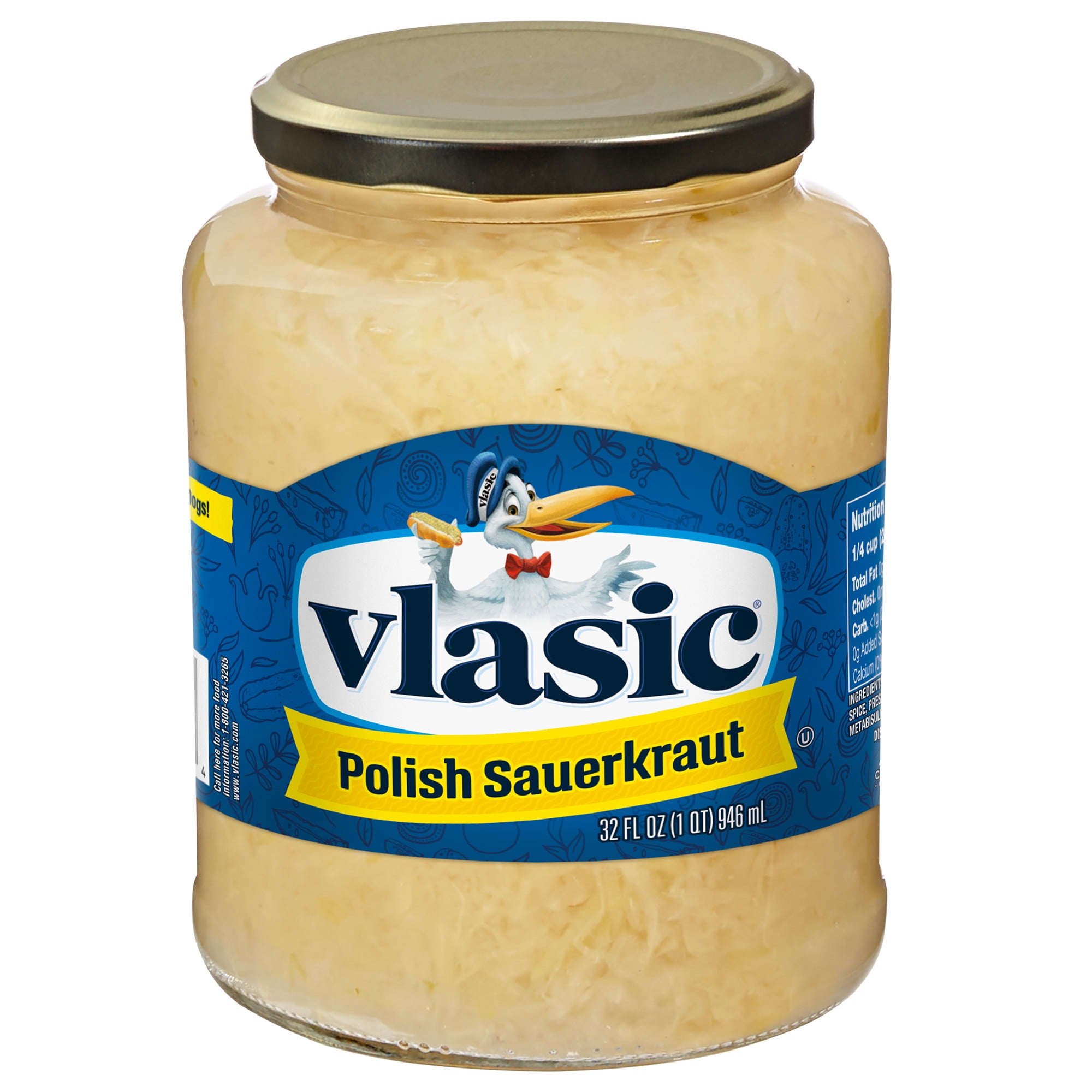 (3 pack) Vlasic Polish Sauerkraut, 32 fl. oz.