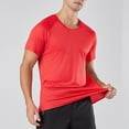 thumbnail image 2 of TAGOLD Mens Summer Short Sleeve Round-Neck Blouses & Shirts Color Ice Silk, 2 of 5