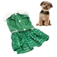 thumbnail image 4 of Ropa De Fiesta Para Cachorros, Suave Vestido De Navidad Para Perros, Transpirable, Portátil, Cálido, Collar De Felpa Para Perros Medianos Para Caminar ANGGREK Otros, 4 of 8