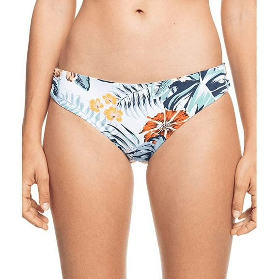 Roxy BRIGHT WHITE SOUL FLOWER Beach Hipster Bikini Swim Bottom, US 2X-Large
