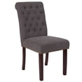 thumbnail image 6 of Flash Furniture HERCULES Series Parsons Chair, Set of 4, Dark Gray Fabric, 6 of 9
