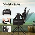 thumbnail image 4 of RUNACC Hammock Camping Chair Swinging: Aluminum Alloy Adjustable Back Swinging Chair, Folding Rocking Chair with Pillow Cup Holder, Recliner for Outdoor Travel Sports Games Lawn Concerts Backyard, 4 of 7