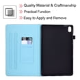 thumbnail image 6 of Allytech Case for Lenovo Tab P11 11" 2020(Model TB-J606F/TB-J606X), Flip Folio PU Leather Multi-Angle Viewing Stand Auto Sleep Wake Wallet Case with Pen Slot for Lenovo Tab P11 J606F, Colorful Cat, 6 of 6