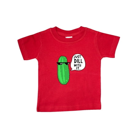 

Inktastic Just Dill with It Chill Dill Pickle in Sunglasses Gift Baby Boy or Baby Girl T-Shirt