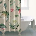 thumbnail image 4 of Pioneer Flower Floral Print Pattern Shower Curtain 36"x72" ,Bathroom Decorative Shower Curtains Set with 12 Hooks,Modern Waterproof Washable Shower Curtain, 4 of 6