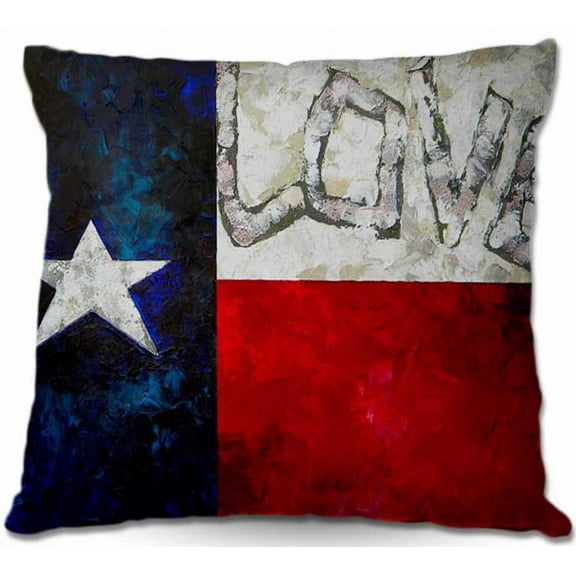 DiaNoche Designs Throw Pillows from Artist Patti Schermerhorn - Love For Texas