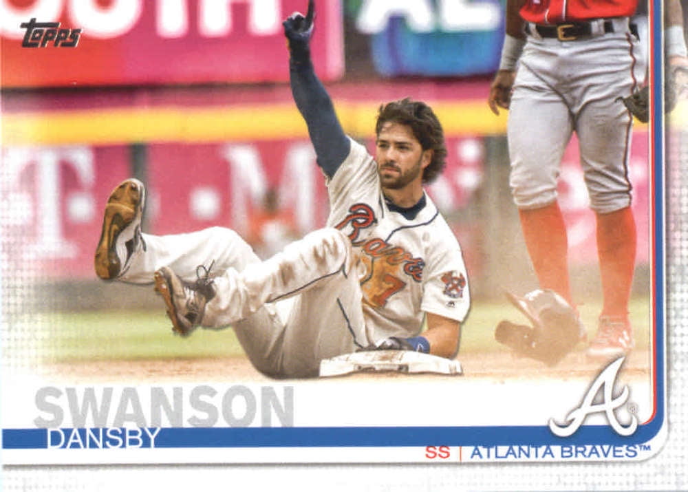 2019 Topps #191 Dansby Swanson Atlanta Braves Baseball Card - *GOTBASEBALLCARDS - Walmart.com - Walmart.com