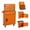 Orange, variant on Jopath Tool Chest, 5-Drawer Rolling Tool Storage Cabinet with Detachable Top Tool Box, Liner, Universal Lockable Wheels, Adjustable Shelf, Locking Mechanism red