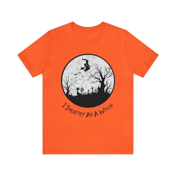 Witch TShirt, I Identify As A Witch TShirt, Flying Witch TShirt, Sizes S-3X