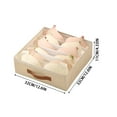 thumbnail image 3 of Foldable Bra Storage Drawer Organizer with Adjustable Dividers, Multi-Use Clothing Organizer Bins for Underwear Socks Bras Panties Ties Accessories and Scarves Closet Organization Solution, 3 of 5