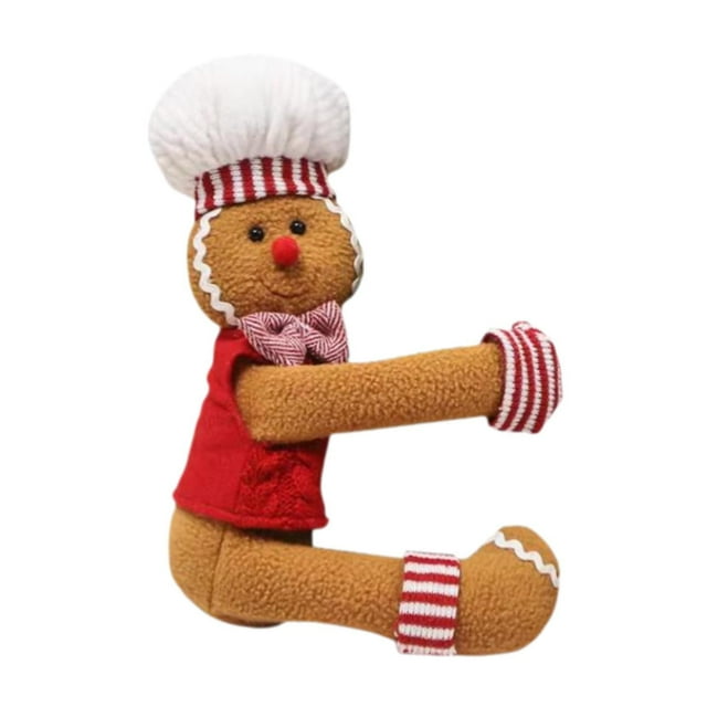 Adorno de árbol de Navidad de hombre de jengibre, decoración de árbol de Navidad, decoración divertida de , adorno de árbol de pan de jengibre c Masculino