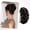 Natural, variant on Women's Clip-In Synthetic Ponytail Wig with Bun and Braids for Everyday and Holiday Parties