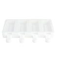 thumbnail image 2 of Molde de hielo de silicona de grado alimenticio de 4 rejillas, herramienta de fabricación de moldes de helado DIY para cocina casera Unbranded 3113190115711, 2 of 7