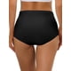 thumbnail image 3 of INSPIRAR CHIC Bragas de Mujer Elásticas de Cintura Alta Sin Forro Transpirables Sin Marca S Negro, 3 of 4