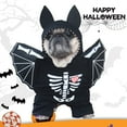 thumbnail image 2 of Funny Pet Cosplay Costume with Fastener Tape - No Pilling, Washable, Comfortable, Photograph Prop Cloth, Black Bat Pet Costumes, Halloween Accessory, 2 of 8