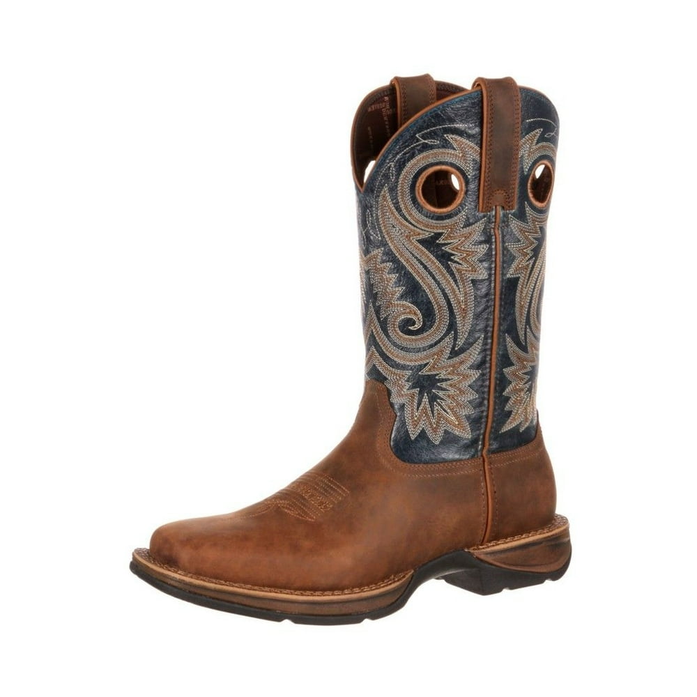 Durango Durango Western Boots Mens Rebel Saddle Square Toe Brown
