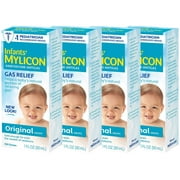 Mylicon Infant Drops Anti-Gas Relief, Original Formula 1 oz (Pack of 4)