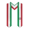 thumbnail image 7 of More design Graduation shawl Italy Flag & United States Flag Stole Sash Honor Study Aboard International Students, 7 of 7