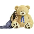 thumbnail image 1 of 6 Foot Teddy Bear Soft Giant Stuffed Animal Beige Color, Stuffed by Hand in USA, 1 of 7