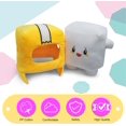 thumbnail image 3 of lanky box plushies,7.87 in Cute Boxy and Foxy Plush Doll with Removable Hood Soft Stuffed Plushies Gift for, 3 of 5
