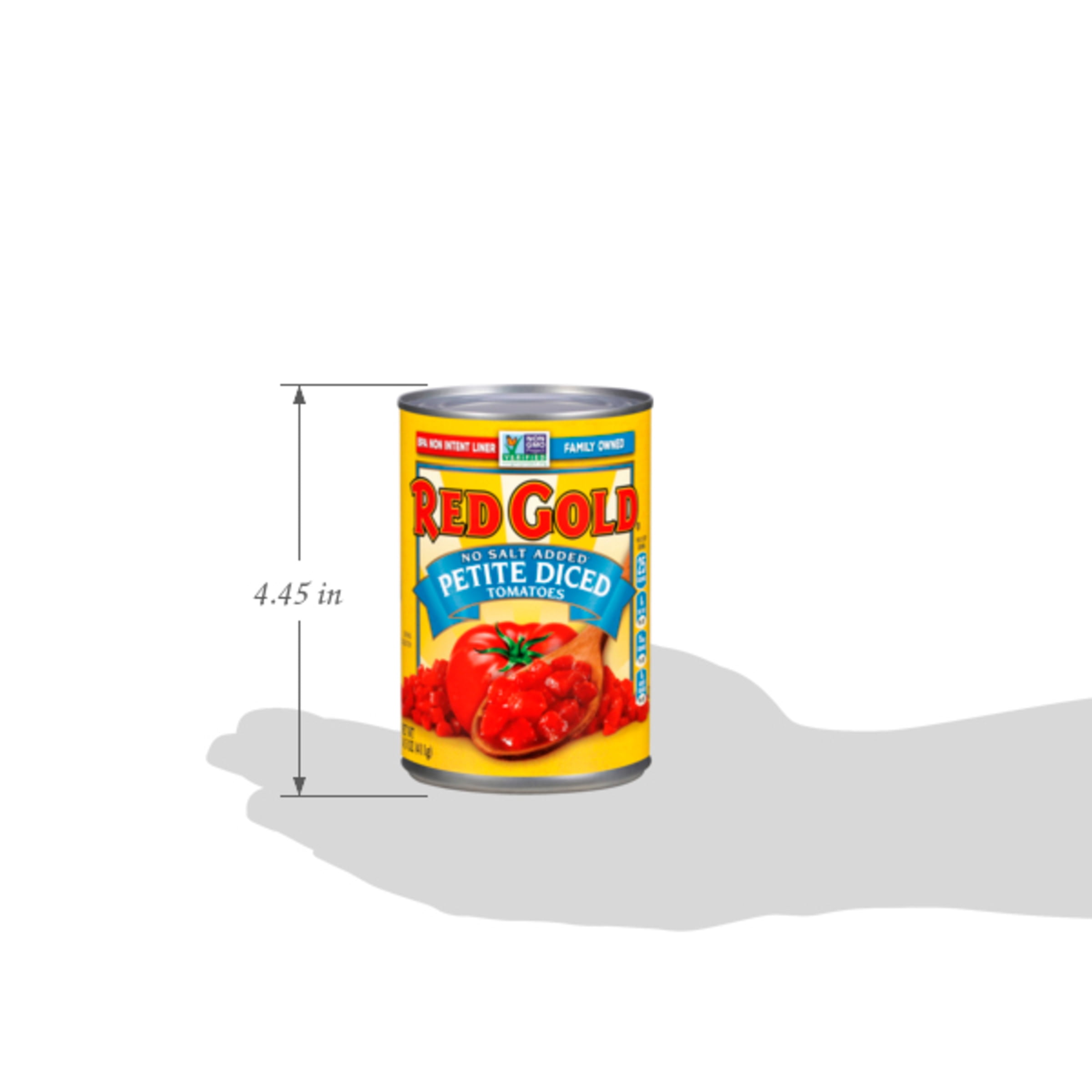 Red Gold No Salt Added Petite Diced Tomatoes, 14.5 oz Can