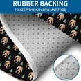 thumbnail image 4 of Black Bigfoot and Tree Pattern Bathroom Rugs Sets 3 Piece,Toilet Cover Set,Absorbent Non Slip Bathroom Mats Sets with U-Shaped Contour Rug Toilet Rug Set, 4 of 5