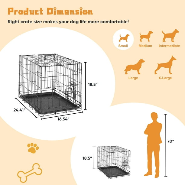 HOT Size Chart Small Dog Crate Size EDX Small Dog Crate 24