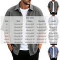 thumbnail image 3 of hoksml Men's Gingham Plaid Short Sleeve Button Down Shirt, Chest Pocket Collared Loose Fit Summer Casual Daily Top, 3 of 9