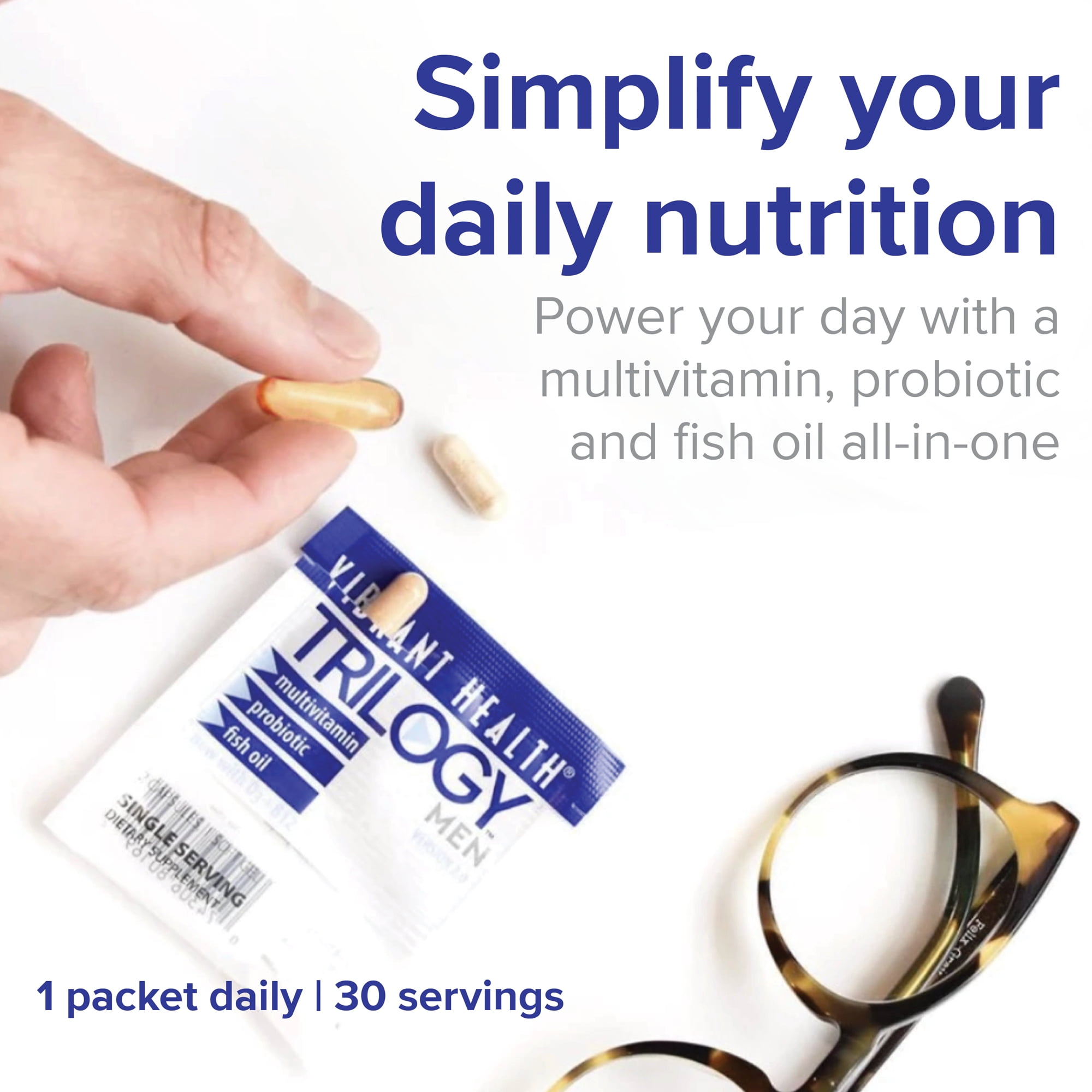 Vibrant Health Trilogy for Men - 30 Day Supply