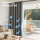 thumbnail image 4 of Cortinas Blackout Joydeco 229 cm de Largo 2 Paneles Borgoña 100% Opacas, 4 of 9