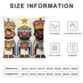 thumbnail image 5 of Feliz Dia de Reyes Throw Pillow Cover, Holy King Birthday Holiday Cushion Case Decoration for Sofa Couch, 5 of 5