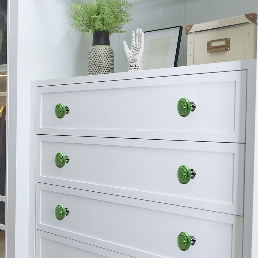 Ceramic Vintage Knobs Pull Handle Drawer Wardrobe Cabinet Cupboard Dresser 8pcs Gold Circle Green - Walmart.com Ceramic Vintage Knobs Pull Handle Drawer Wardrobe Cabinet Cupboard Dresser 8pcs Gold Circle Green - Walmart.com