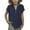 Navy, variant on ZACPNCV Summer Girls Shirts Kids Tops Lapel V Neck Button Down Shirt Loose Fit Dressy Casual Blouses Tee Olive Green 5-6 Years