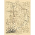 thumbnail image 3 of USGS 15x18 Black Modern Framed Museum Art Print Titled - Dayton Ohio Quad - USGS 1906, 3 of 5